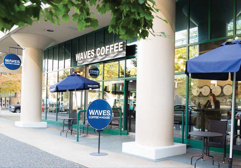 Waves Coffee Howe Vancouver