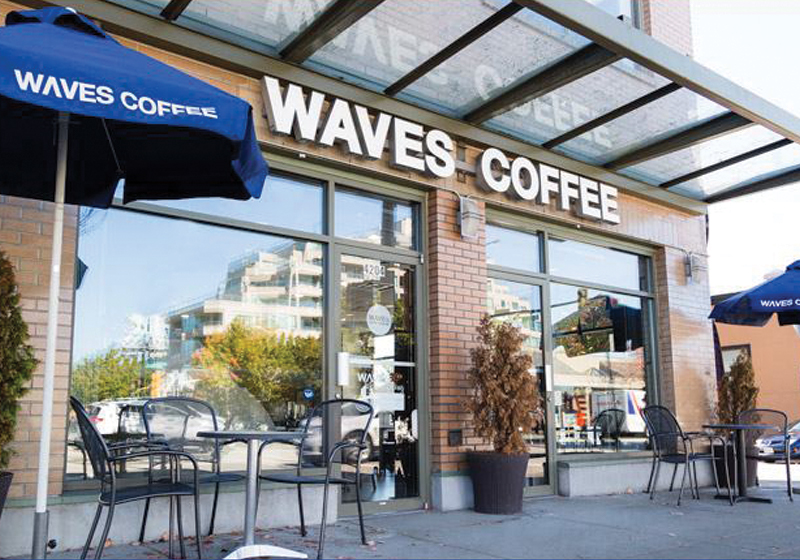 Waves Coffee Carleton Burnaby